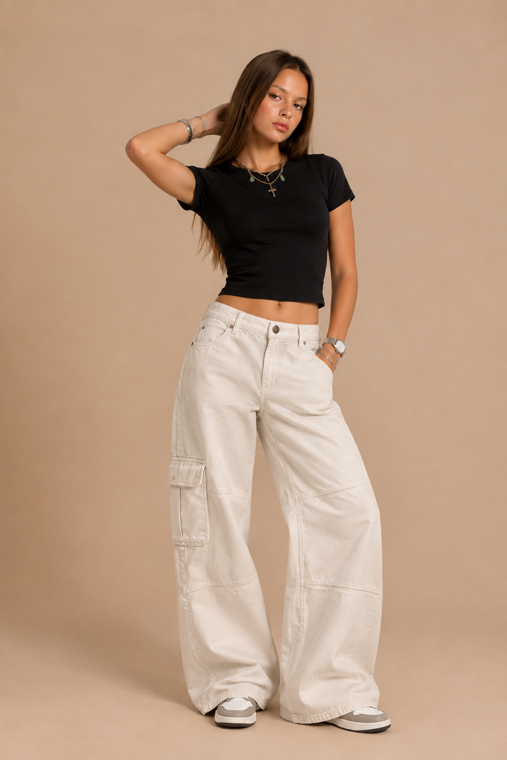 black crop tees
