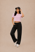 light pink crop tees