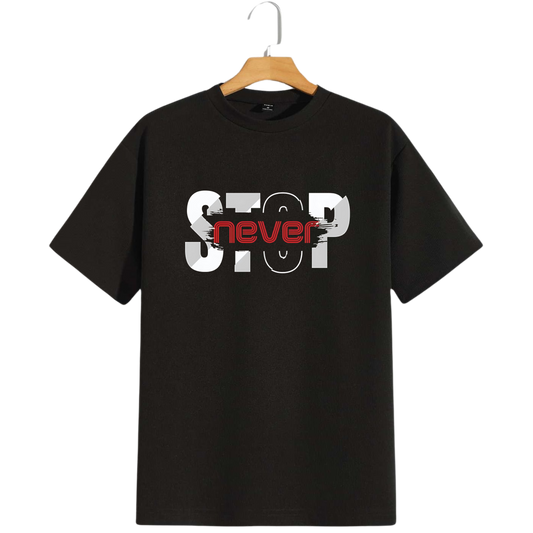 Never Stop Motivational T-Shirt