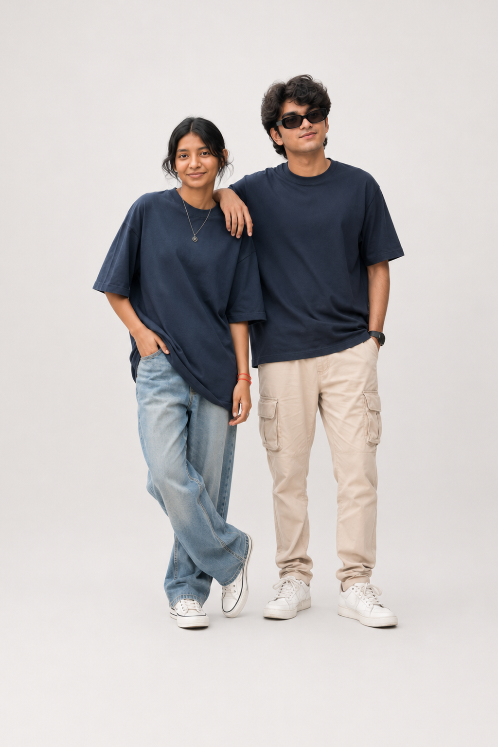 Navy Oversized