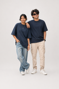 Navy Oversized