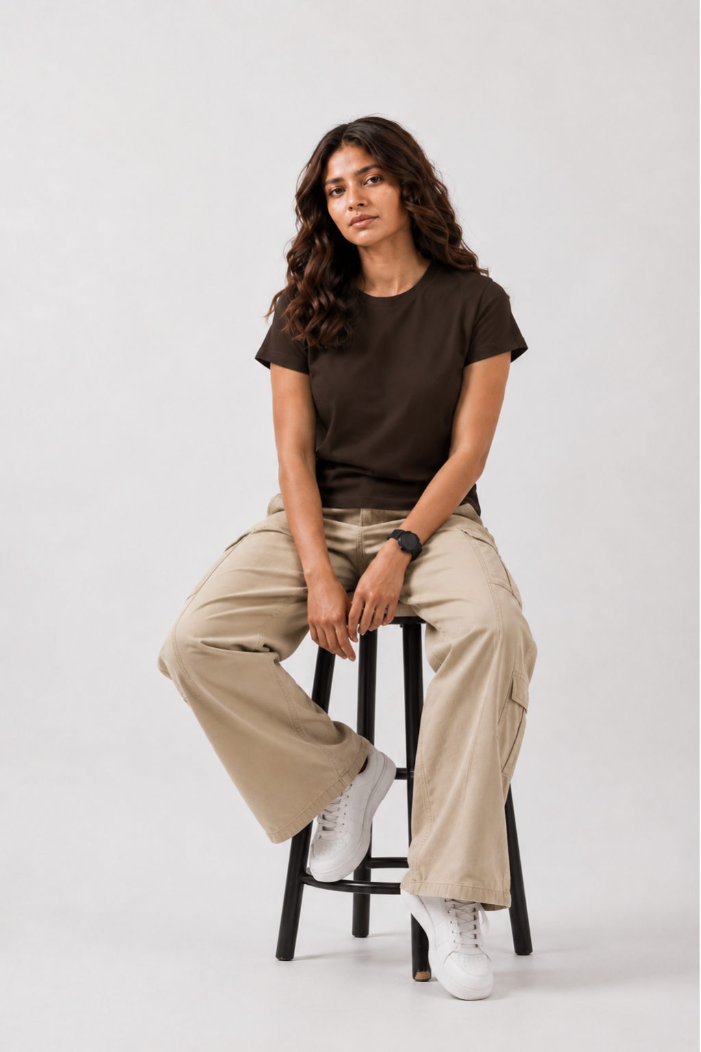 brown tshirt