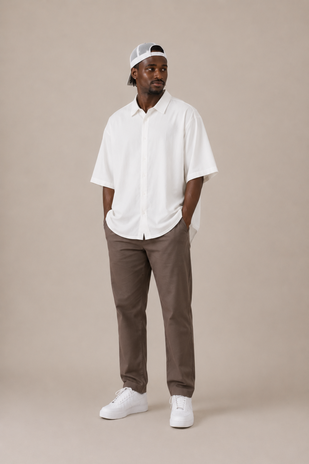 white ov shirt