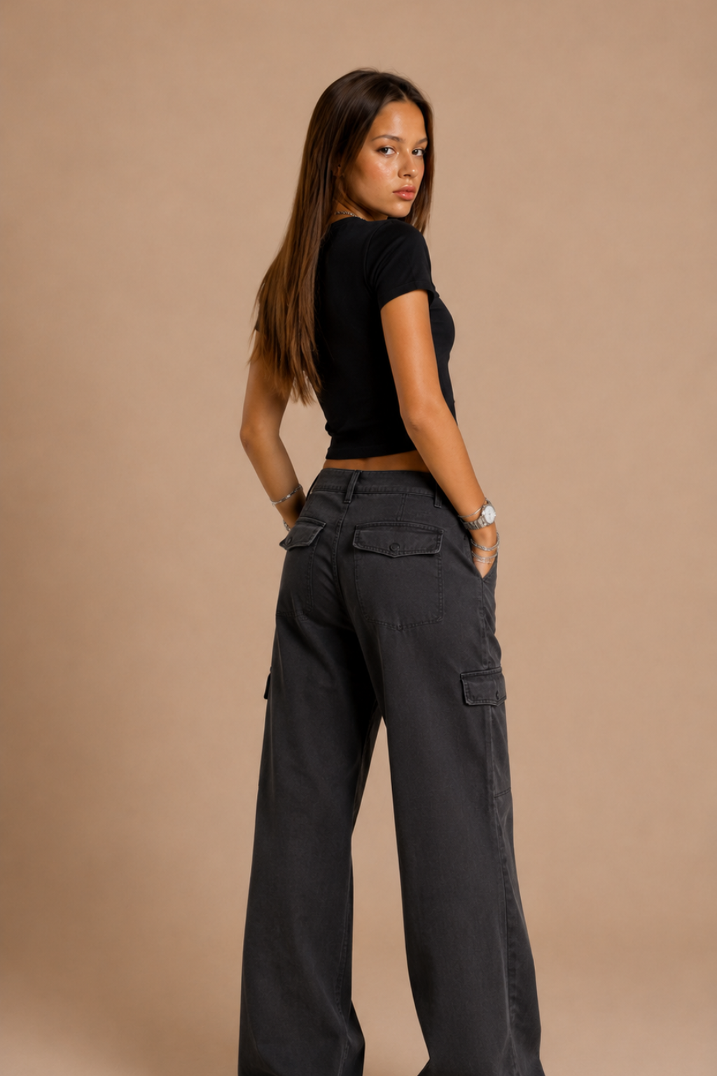 black crop tees
