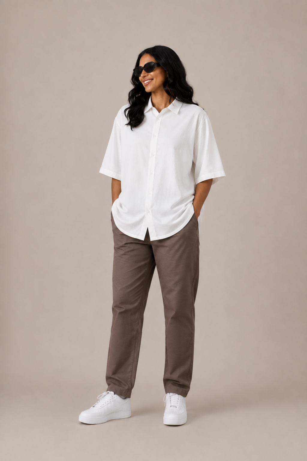 white ov shirt