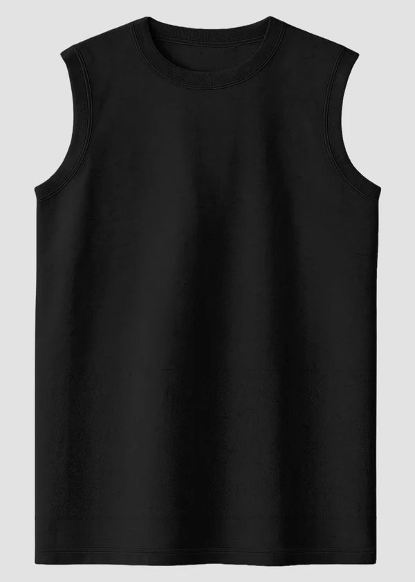 Black sleeveless