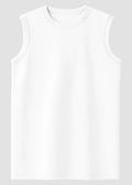 White sleeveless men